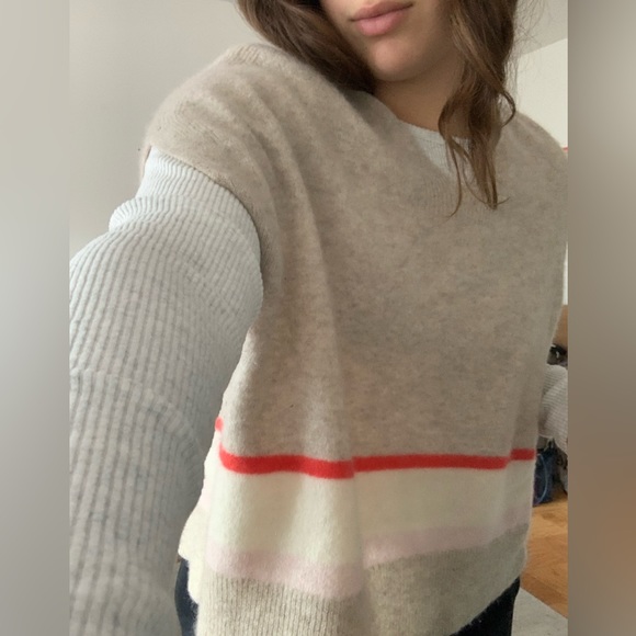 🥂Cashmere Vest Poncho from White+Warren - Picture 1 of 8